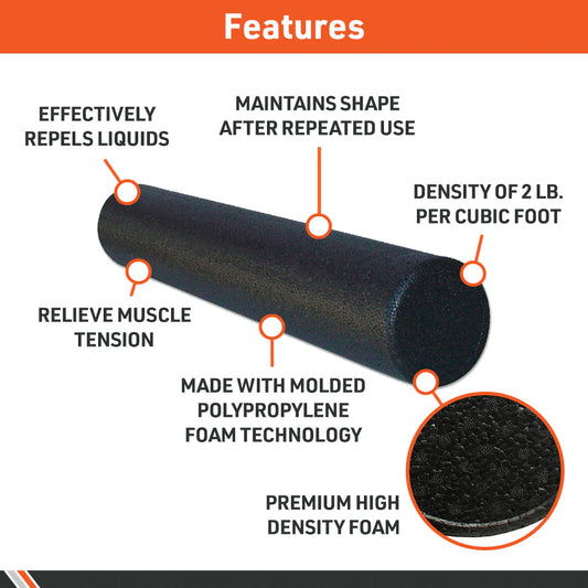 BodySport® High Density Foam Rollers
