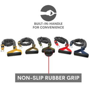 Resistance Cord Strength System For Shoulder & Core – 3 or 5 Level Resistance Band Sets